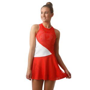 Stella McCartney for Adidas Orange Tennis Mini Dress in sz Small Rare EUC Aline
